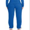Cherokee Scrubs for Women Mid Rise Tapered Leg Drawstring Pant with 5 Pockets, Cargo Bottom with 2 Way Stretch Fabric - WW105T, XS Tall, Royal view 3