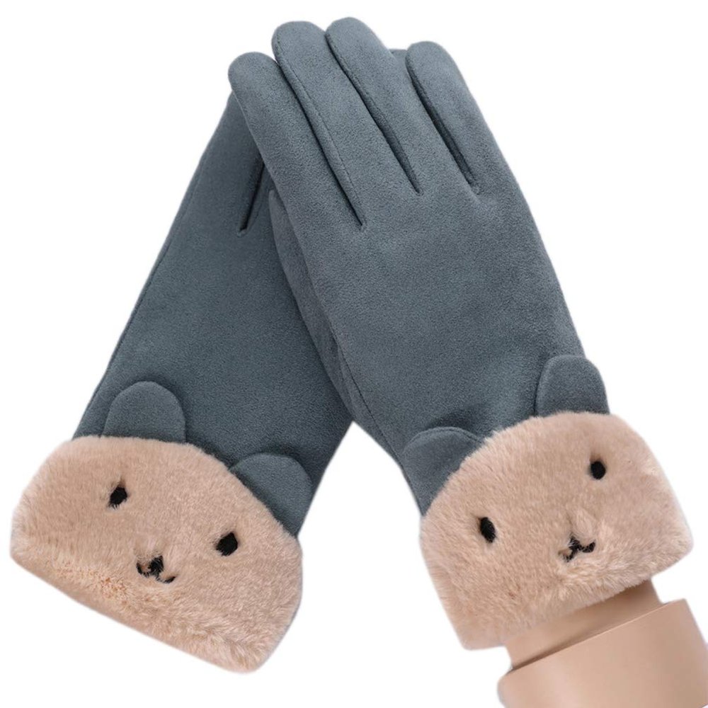 Ealafee Winter Gloves for Women Full Finger Winter Mittens Touch Screen Gloves for Women