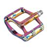 Xpedo Spry Flat Bicycling Pedals | Aluminum Body, 11mm Low-Profile, 106x100mm Platform, 28 Replaceable Steel Pins | MTB Trail/Enduro | Oil Slick view 2