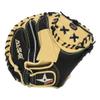 All-Star Pro-Elite Professional Baseball Catching Mitt - Black & Tan 32 INCH view 1