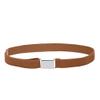 Buyless Fashion Kids Boys Toddler Adjustable Elastic Stretch Belt With Buckle - 4 Pack - 5122-Camel view 2
