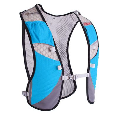RIMIX Sport Multi Function Running Hydration Backpack for Outdoor Marathon Jogging Clim Hiking (Blue, Without Water Bag)