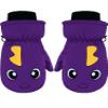 Boao Kids Snow Ski Mittens Winter Gloves Warm Waterproof Mittens Gloves for Girls and Boys(for 3-6 Years Old,Goldfish,Purple) view 1