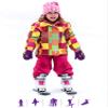 Boao Kids Snow Ski Mittens Winter Gloves Warm Waterproof Mittens Gloves for Girls and Boys(for 3-6 Years Old,Goldfish,Purple) view 2