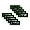 Speed Demon Hot Rod Shop Ammo Can Labels 270 Win Ammunition Decals 10 Pack Adhesive Vinyl 3"x1.15" view 1