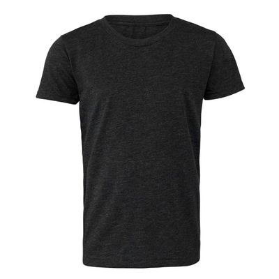 Bella Canvas Youth Triblend T-Shirt (S) (Charcoal Black Triblend)