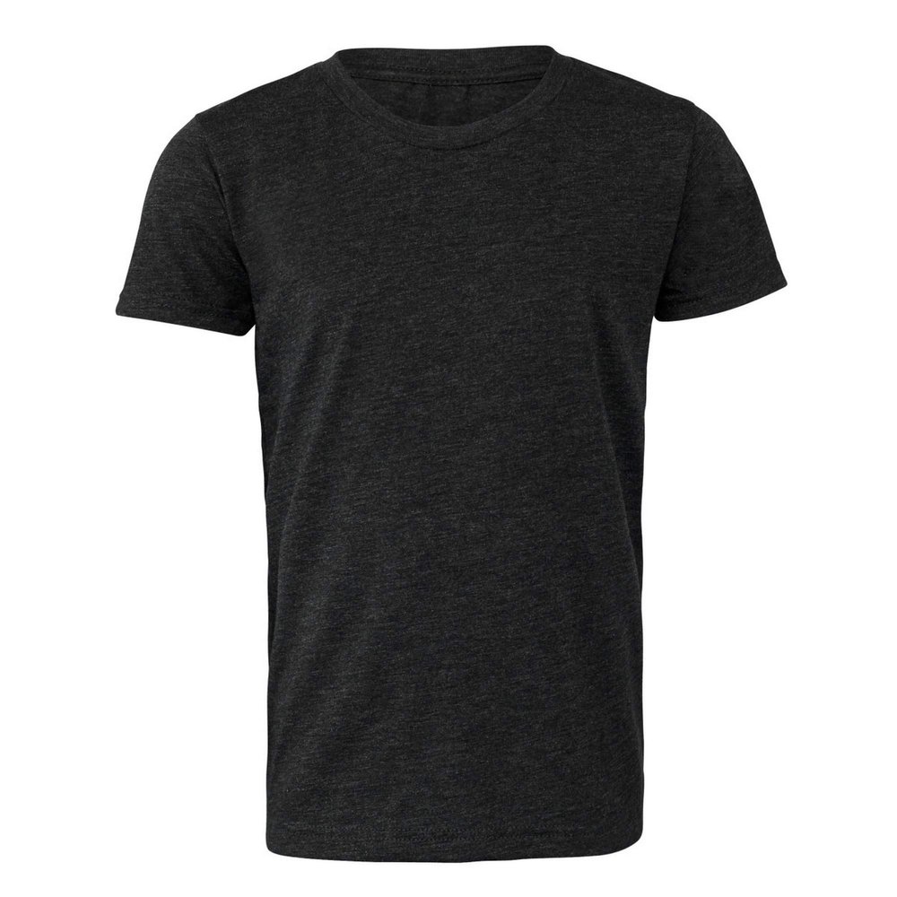 Bella Canvas Youth Triblend T-Shirt (S) (Charcoal Black Triblend)