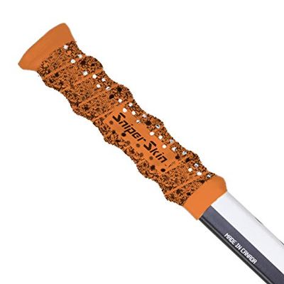 SNIPER SKIN Hockey Grip, Fits Adult and Kids Sticks, Easy Install, Durable, Better Than Hockey Tape, Ideal Team Swag, Clean Non-tack - Orange Shadow