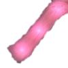 blinkee LED Faux Fur Boa Pink | Pink/White view 1