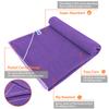 IUGA Yoga Towel for Hot Yoga Non Slip Extra Thick Yoga Mat Towel + Hand Towel 2in1 Set with Corner Pockets Super Absorbent and Quick Dry Hot Yoga Towel view 2