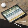 TORRO Golf Scorecard and Yardage Book Holder  Genuine Leather Golf Scorecard and Yardage Wallet with Pencil Loop (Black) view 3