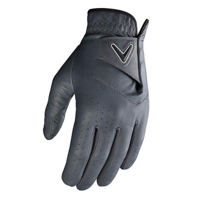 Callaway Golf Opti Color Glove (Worn on Left Hand, Standard, Small, Charcoal)