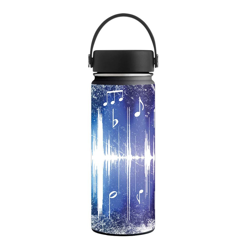 MightySkins Skin Compatible with Hydro Flask 18 oz. Wide Mouth - Music Man | Protective, Durable, and Unique Vinyl Decal wrap Cover | Easy to Apply, Remove, and Change Styles | Made in The USA