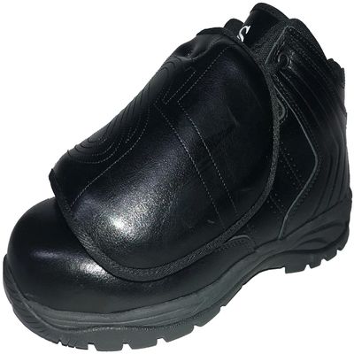 Smitty | BBS-PS1 | Professional Baseball Umpire Mid-Cut Plate Shoes | All Black (15)