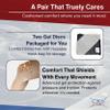 CRS Cross Gel Discs. 4 inch Body Ankle Gel Pads Gel Discs. Premium Cushion and Protection for Ice Skates, Hockey, Roller Skating, Inline, Hiking, Riding, and Ski Boots. view 3