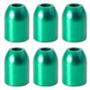 LSTYLE Dart Flight Accessory: Champagne Ring Premium Metal - Forest Green 2 Pack view 2