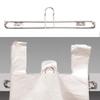 Wall Mount Bag Holder in Chrome Plated Steel 12 W x 2.25 D X 4 H Inches view 2