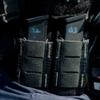 High Speed Gear - Duty Double Pistol Taco MOLLE Mag Pouch, Police Gear & Military Gear, Tactical Magazine Pouch for Professionals (Black) view 2