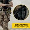 High Speed Gear - Duty Double Pistol Taco MOLLE Mag Pouch, Police Gear & Military Gear, Tactical Magazine Pouch for Professionals (Black) view 4
