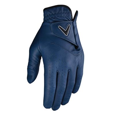 Callaway Golf Opti Color Glove (Worn on Left Hand, Standard, Medium/Large, Navy)