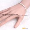 GEM-Inside Bracelets 4mm Natural Huashow Jade Gemstone Bead Elastic Power Crystal Bracelet Jewelry for Women Unisex 7"-7.5" Gift view 2