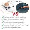 Glute Workout Kickback Strap  Booty Building and Workout Trainer  Home and Gym Leg Resistance Booty Bands for Cable Machines (Black, Pair Pack) view 3
