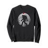 Bigfoot Sasquatch Yeti Believe Christmas Moon Sweatshirt view 1