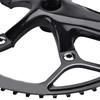 Dilwe Crankset Set, 45T 47T Single Speed Crank Set with 2 Cranks for Folding Bikes Mountain Road Cycling Parts and Spare Parts(45T-Black view 3