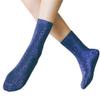 Bluelans Women Solid Color Casual Socks Glitter Shiny Autumn Winter Socks Ladies Crew Socks Gift view 4
