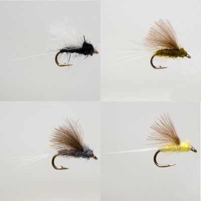 12 RS2 Mayfly Nymph and Emerger Midge/Caddis/Stoneflies Trout Flies Lure Assortment for Trout Fly Fishing Flies
