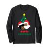 Black Santa & Mrs. Claus Merry Christmas Long Sleeve Shirt view 1