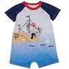 Mud Pie Baby Boy's Pirate Shortall (Infant) Blue 6-9 Months (Infant) view 1