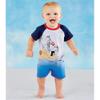 Mud Pie Baby Boy's Pirate Shortall (Infant) Blue 6-9 Months (Infant) view 2