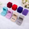 2 Pack Velvet Ring Boxes, Earring Pendant Jewelry Case, Ring Earrings Gift Boxes, Jewellry Display (Black, Ring Box) view 4