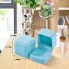 Parts Express 2 Pack Velvet Ring Boxes, Earring Pendant Jewelry Case, Ring Earrings Gift Boxes, Jewellry Display view 2