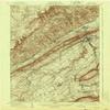 Bellefonte PA topo map, 1:62500 Scale, 15 X 15 Minute, Historical, 1909, Updated 1943, 19.9 x 16.5 in - Polypropylene view 1