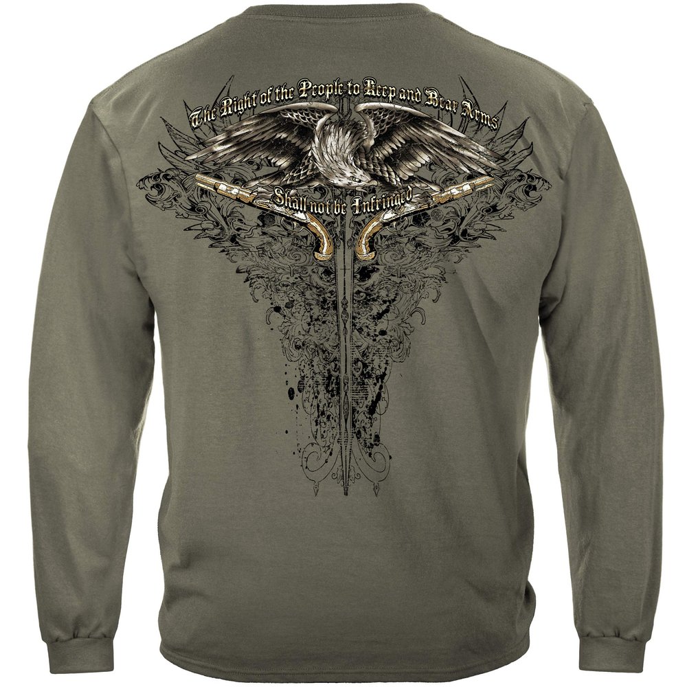 2nd Amendment 2Nd Amendment Eagle Tatto Long Sleeves ADD-RN2256LSXL