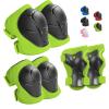 Kids Protective Gear Set Wemfg Knee Pads for Kids 3-8 Years Toddler Knee and Elbow Pads with Wrist Guards 3 in 1 for Skating Cycling Bike Rollerblading Scooter(Green) view 1