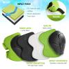 Kids Protective Gear Set Wemfg Knee Pads for Kids 3-8 Years Toddler Knee and Elbow Pads with Wrist Guards 3 in 1 for Skating Cycling Bike Rollerblading Scooter(Green) view 3