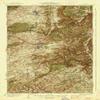 YellowMaps Blacksburg VA topo map, 1:62500 Scale, 15 X 15 Minute, Historical, 1937, 20 x 16.5 in - Polypropylene view 1