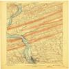 YellowMaps Harrisburg PA topo map, 1:62500 Scale, 15 X 15 Minute, Historical, 1899, Updated 1908, 19.9 x 16.5 in - Polypropylene view 1