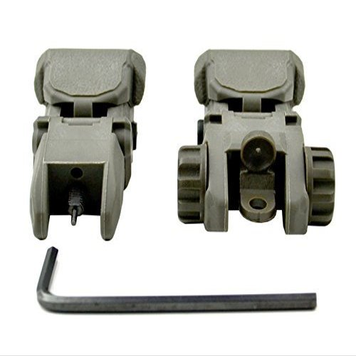 DB TAC Polymer Front and Rear Sight OD Green Color