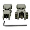 DB TAC Polymer Front and Rear Sight OD Green Color view 1