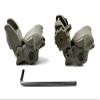 DB TAC Polymer Front and Rear Sight OD Green Color view 3