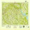 YellowMaps Augusta GA topo map, 1:250000 Scale, 1 X 2 Degree, Historical, 1954, Updated 1954, 24.1 x 34.1 in - Polypropylene view 1