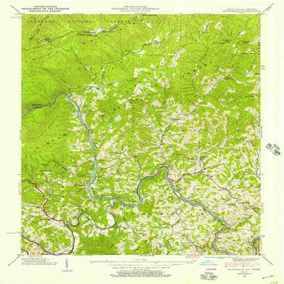 YellowMaps Huntdale NC topo map, 1:24000 Scale, 7.5 X 7.5 Minute, Historical, 1939, Updated 1957, 26.9 x 22 in - Tyvek
