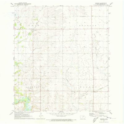 YellowMaps Bremer IA topo map, 1:24000 Scale, 7.5 X 7.5 Minute, Historical, 1971, Updated 1973, 27 x 22.1 in - Polypropylene