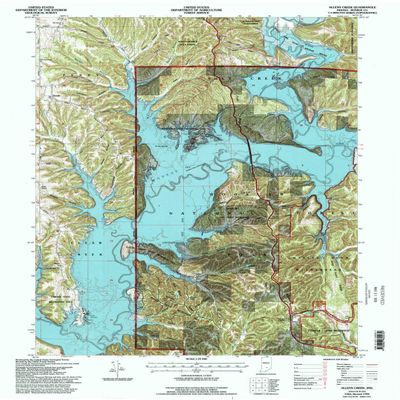 YellowMaps Allens Creek in topo map, 1:24000 Scale, 7.5 X 7.5 Minute, Historical, 1966, Updated 1996, 26.9 x 22 in - Tyvek