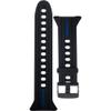 Cressi Watch Strap for Watch-style Dive Computer, Black/Blue view 2