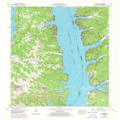 YellowMaps Hamlin KY topo map, 1:24000 Scale, 7.5 X 7.5 Minute, Historical, 1950, Updated 1972, 27.4 x 22.5 in - Tyvek